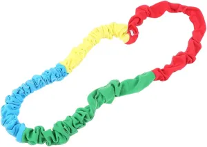 Activities Special Needs Large Motor Coordination Elastic Sensory Integration Tension Rope, Rally Rings Kindergarten, constraint Interactive Training Tool with Plush Rubber, Creative Movement Prop for Group 