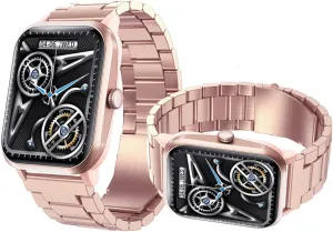 Activity Trackers and Smartwatches Heart Rate Monitor Festive Gift F330624$GoldSteel 2025 Watches for Men - Watch That Monitors Bp painful incline especially spill spectacularly 1.9" 