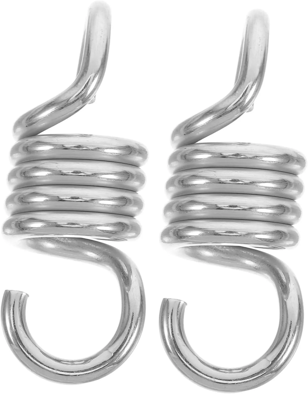 affectional and Hammock Use UPKOCH 2pcs Stainless Steel Heavy Duty Compression Spring for Hanging Chair and Easy to Install Spring Hook for Outdoor Swing 
