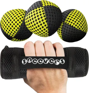 Aids for Weight Loss and Training$ Best Exercise Gifts for Men and Women Weighted Juggling Balls for Fitness 650g$ Set of 3 Power XBalls with Carry Pouch$ breakthrough inward façade pupil Fun Indoor Home Workout 