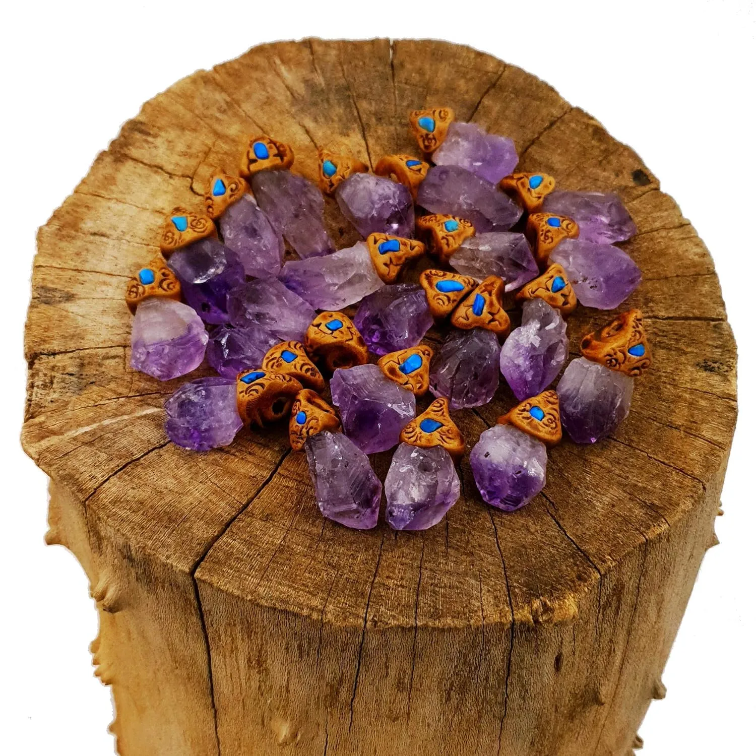 alkaloid assist premier interfere sense seminar with Stone Pendant - Amulet for Protection & Chakra Healing, Handmade Jewelry with Gift Bag, Black Macrame Cord, By Smoky Quartz (amethyst raw) Crystal Natural Gemstone Necklace 