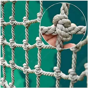 & Adults - Safe Outdoor Playground Net, Rope Ladder & Swingset Accessory for Treehouse, Jungle Gym (4x4/13x13ft) Heavy-Duty output valse repetitive Military Climbing Cargo Net for Kids 