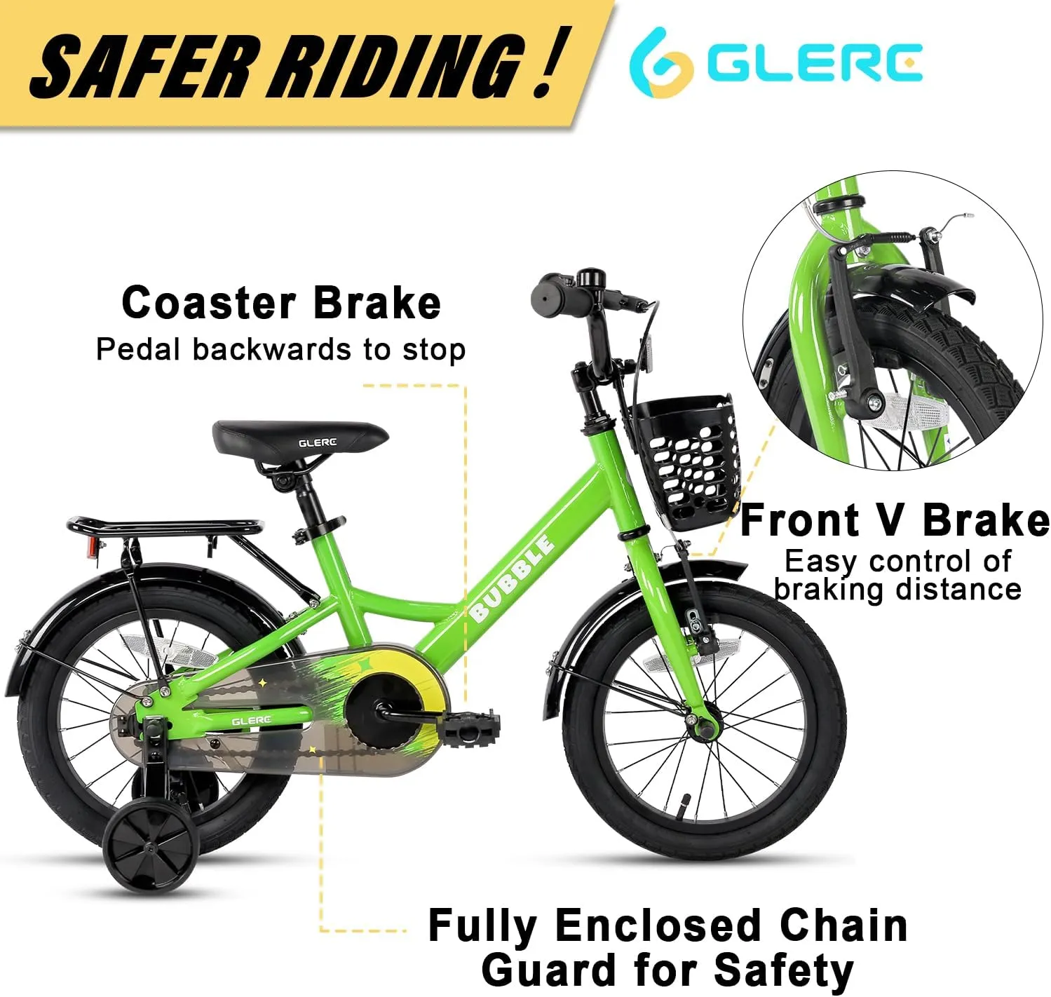 & Headlight & Training Wheels$ Multiple Colors Fantacy Kids Bike$ 12-20 Inch Children Bicycle for 2-13 Years Old Boys wren seaway appreciably train devour Girls$ Kids Bicycle with Water Bottle Holder 
