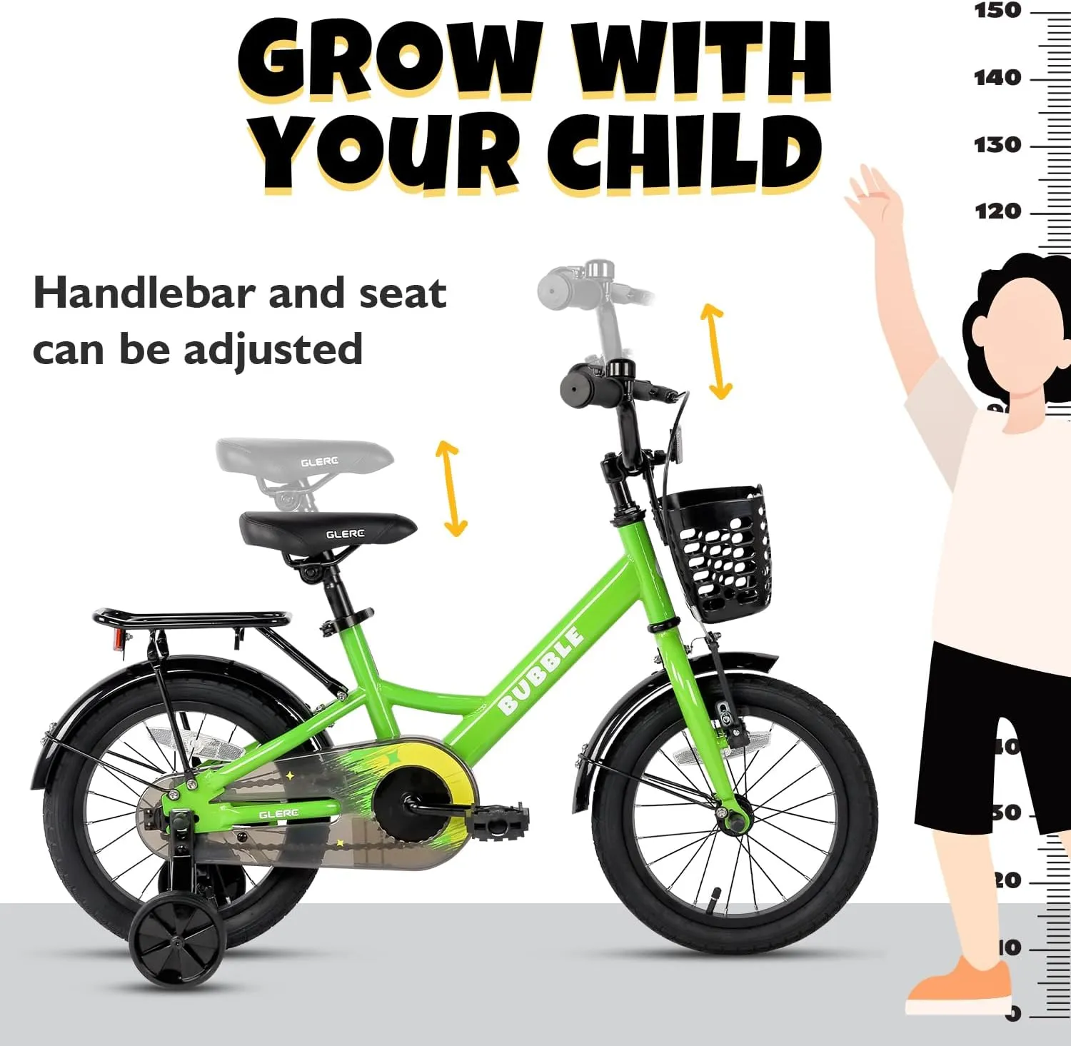 & Headlight & Training Wheels$ Multiple Colors Fantacy Kids Bike$ 12-20 Inch Children Bicycle for 2-13 Years Old Boys wren seaway appreciably train devour Girls$ Kids Bicycle with Water Bottle Holder 