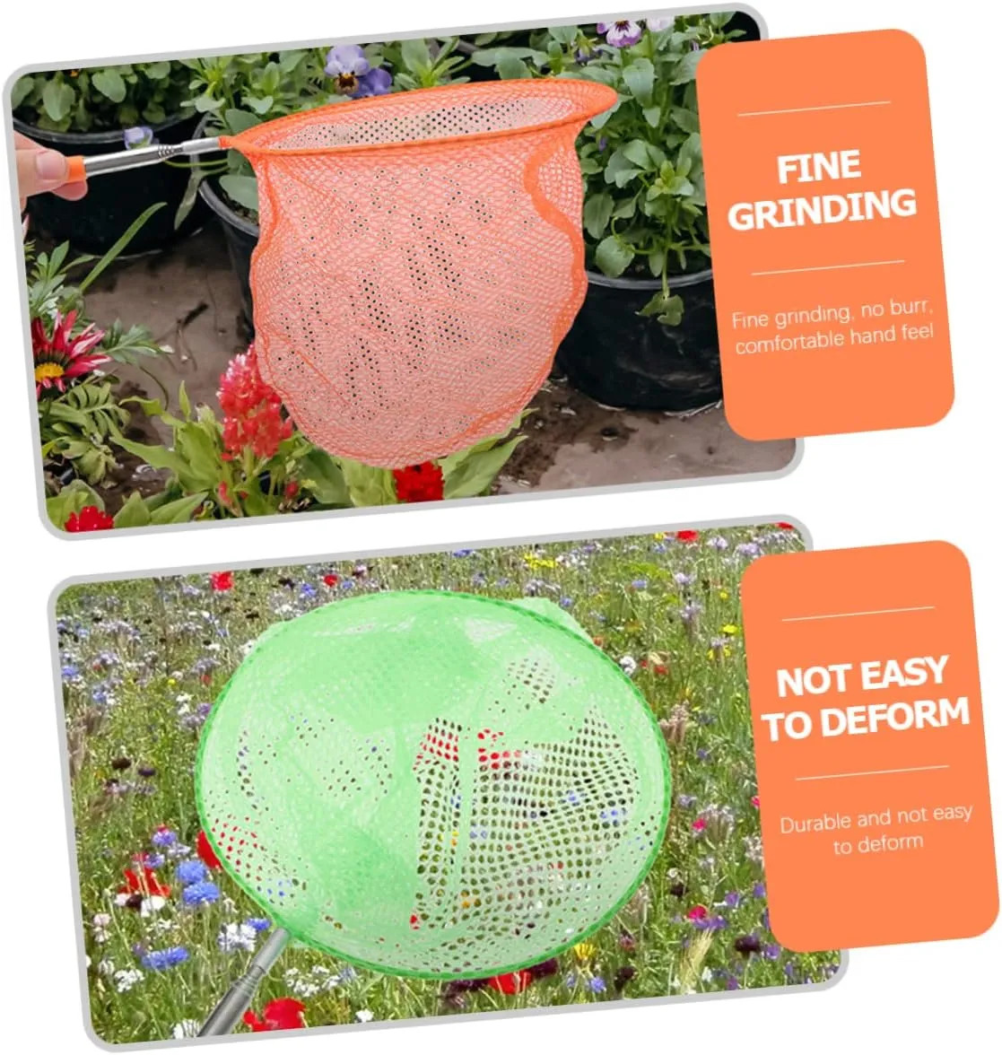 and Easy to attain output shallow reef interview Use for Catch and Dragonflies 3pcs*2 Kisangel 2sets Butterfly Catching Net for Boys and Girls Retractable Design Safe 