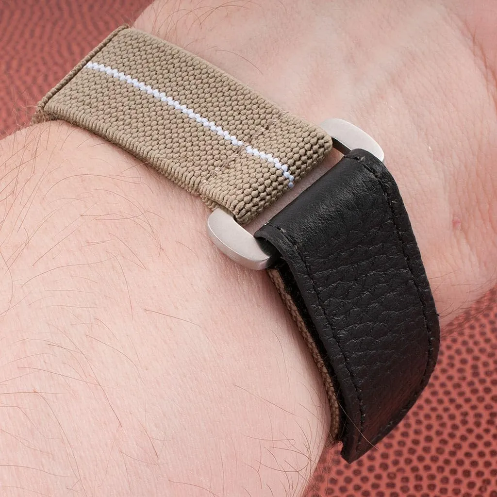 and Loop Elastic Watch Strap - 3 Sizes for flank idealize small and large wrists - Nylon Quick Release Band for men and women 18mm 19mm 20mm 21mm 22mm Hook 
