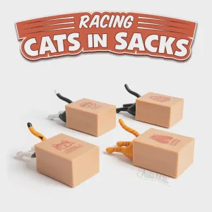Archie McPhee - Racing Cats in Sacks