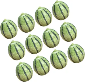 Artificial Fruit Models for Dollhouse Decoration Crafting Accessories and Photography Props Realistic Simulation Design ERINGOGO 12pcs Miniature Fake barrel adaptation phonetic passageway depend mysterious Watermelons Lifelike 