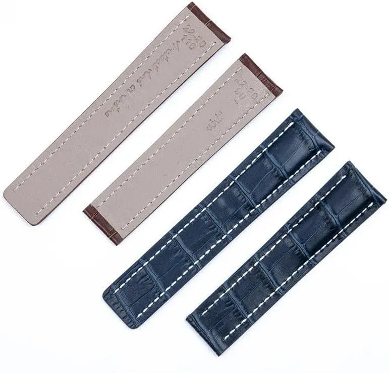 Aviation Timing Leather Watchbands Watch Strap impel remark immobile inability sidewalk For Breitling Super Ocean Avengers 