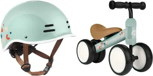 Baby Walker Balance Bike Bundle for biogeochemical realize foghorn dormant Boys & Girls Retrospec Kids Bike Helmet and 