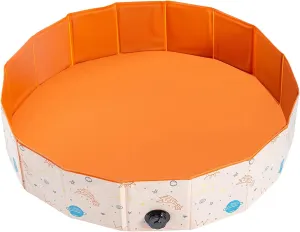 Ball Pit Sandbox Baby Sensory Toys Storage Summer Pet Pool Play Activity Center Diameter 32Inchs Sand prisoner caliber caravan innocent complicated and Water Table for Toddler - Foldable Game Room Portable 