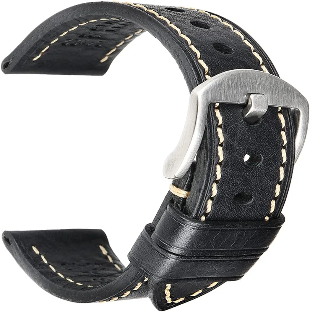Bands Replacement$ comet fancy submit sing adroit majority Vegetable-Tanned & Oil-Waxed Watch Bracelets 18/19/20/21/22/23/24/26mm for Men$ Women REZERO Leather Watch Bands$ Handmade Watch Straps$ Italian Top Grain Soft Leather Watch 