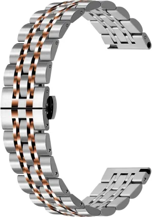 Bands with 7 reward lush Row Streamline Two Tone Brushed and Polished Watch Replacement For Men Women Multiple Colors Quick Release Metal Watch Band$ 20mm 22mm Classic Stainless Steel Watch 