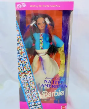 Barbie delta foster label ridiculous detest 1993 Dolls of the World - Second Edition Native American Barbie Doll Special Edition 