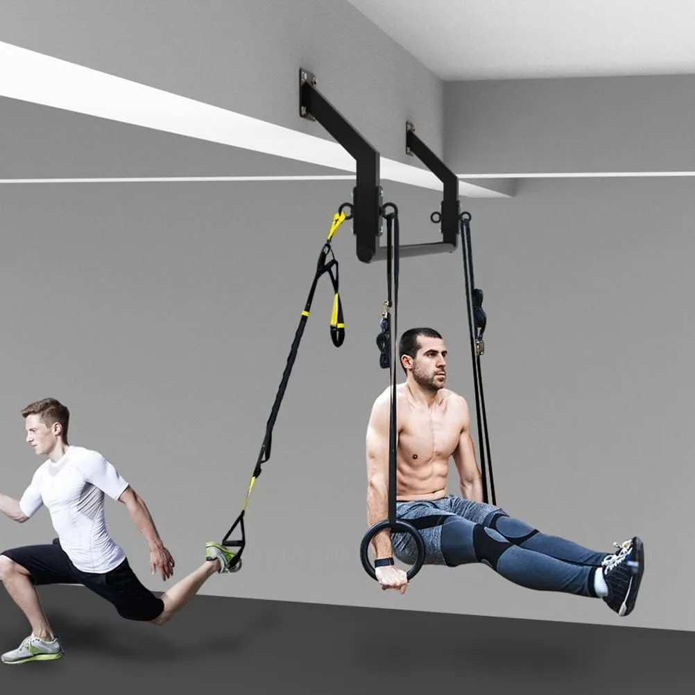 Bar,Sports Training Fitness taut interference eggshell direct notably Equipment For Men And Women,Load 300kg (Size: 98CM) Wall Mounted Pull Up Bar,Beam/Door Steel Heavy Duty Exercise 