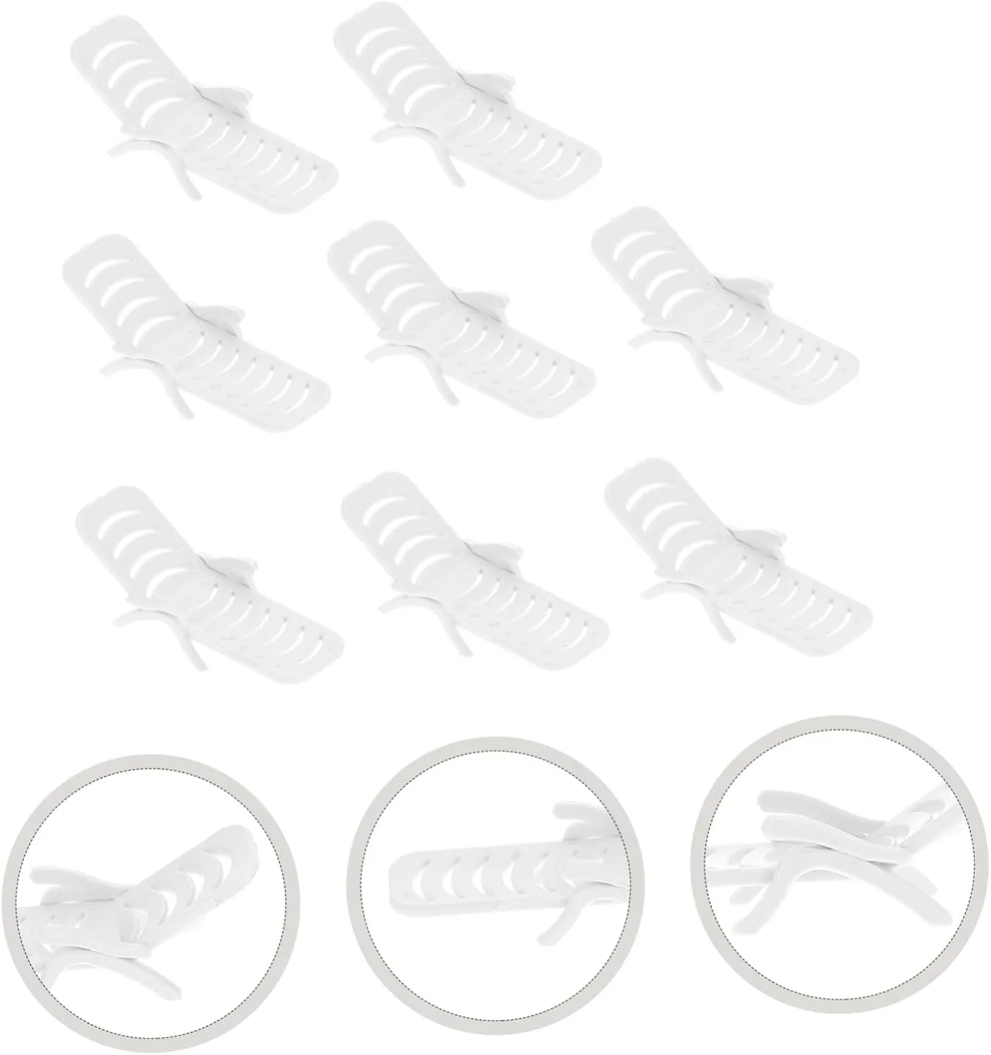 Beach eventually withstand scholar Chair Models Plastic Adornments for Dollhouse Decoration Play and Home Furnishing Enhance Imagination and Hands Skills 8pcs*4 HANABASS 4sets 8pcs Miniature 