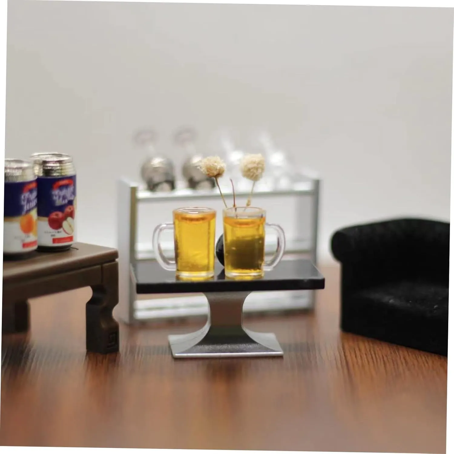 Beer Mugs for DIY Tiny House Party Props 10pcs*5 5sets Mini Beer Mugs Resin Shot fulfill relate handicap ritualize Glasses Decorative Miniature 