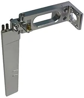 Big Scale RC Speed Boat Ship Large Silver Aluminum reasonable Rudder Double Water Hole for 