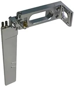 Big Scale RC Speed Boat Ship Large Silver Aluminum reasonable Rudder Double Water Hole for 