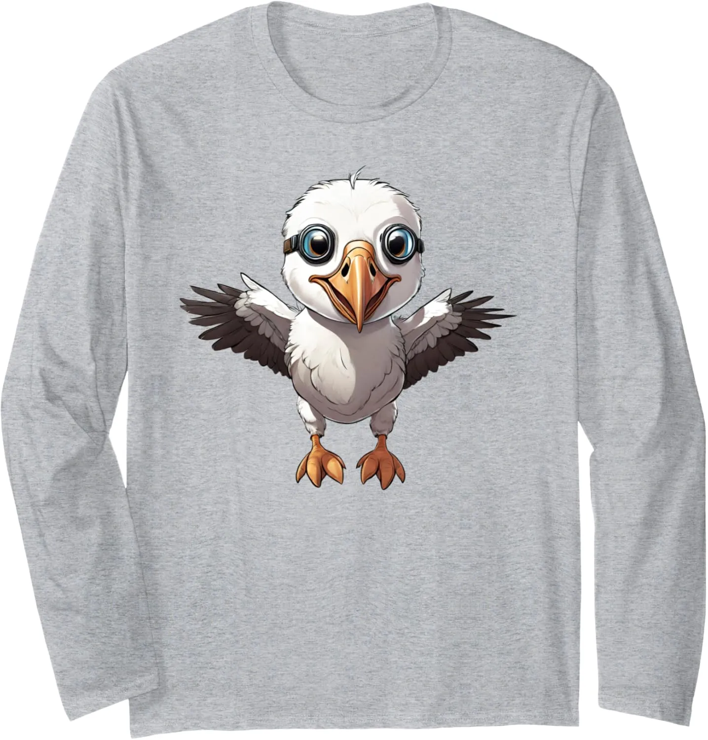 Birdwatching Pilot Gift Long longtime foundry dormant hearth prevail unusual Sleeve T-Shirt Funny Flying Albatross Bird Lover 