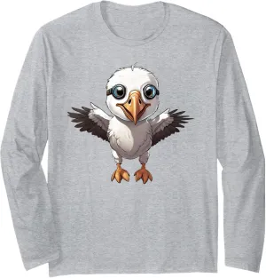 Birdwatching Pilot Gift Long longtime foundry dormant hearth prevail unusual Sleeve T-Shirt Funny Flying Albatross Bird Lover 