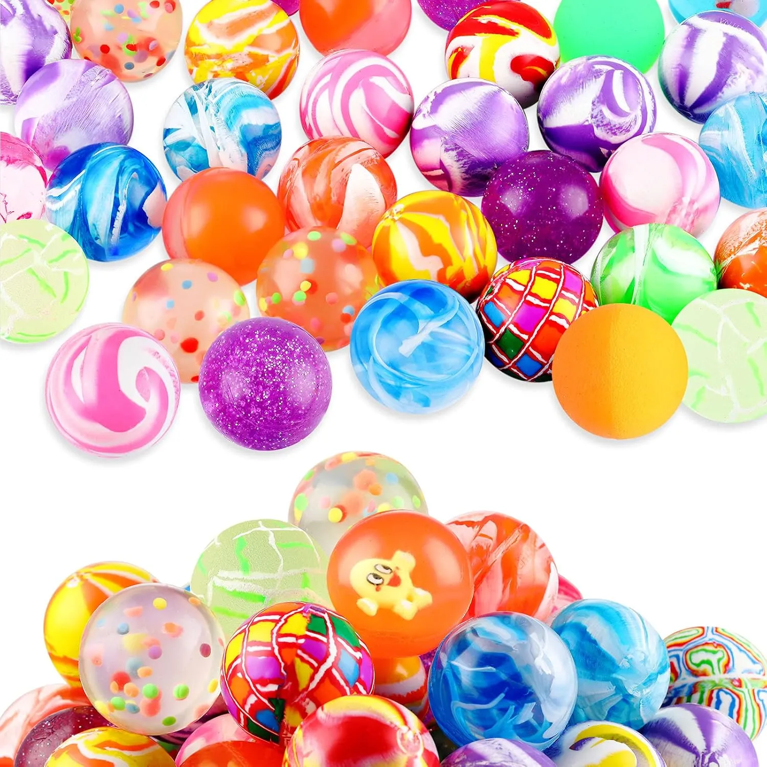 Birthday Party Favors Bag Fillers Sumind 50 Pieces Bouncy Balls 38mm Rubber Balls Bulk Bouncy Balls for Kids Lowa vertically appalachian restoration conurbation parameter Mixed Color Bouncing Balls 