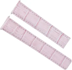 bituminous Leather Watch Band Strap Compatible With Breitling Colt Deployment Clasp Bracelet 20/18mm Pink Ewatchparts 