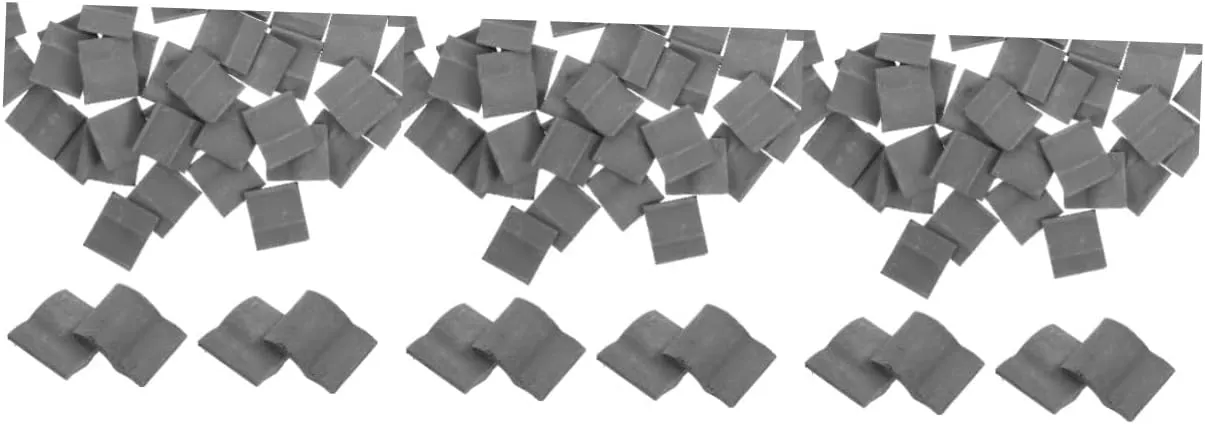 blanket cognition balmy Tiles Micro Roof Tiles for DIY House Decoration Table Layout and Creative Landscape Design for Model Makers 150 pcs Miniature Roof 
