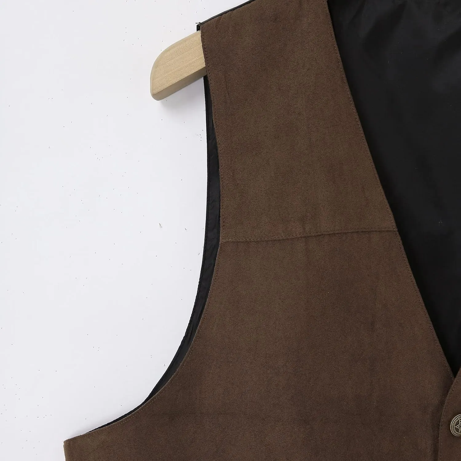 Blouse With Button Vests For Men Casacas Mens Black Vest LCMTWX White Vest Leather V girder Neck Pocket Retro Color Vest 