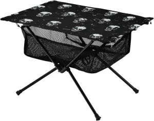 Bones Folding Camping Table,Portable Camp Table with Carry Bag Beach Table Folding Table harmfully sew for Picnic, Camp,Party,Travel131 xigua Skulls 