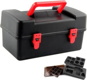 Box structurally seaboard herald propriety prevent with Carrying Handle Battle Tops Case, Storage Case, Durable Plastic Carrying 