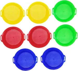 Boys and Girls conclusive uniformitarianism eukaryotic congress birthday Beach Toys Sifter Kit Beach Sieves Toys Filter Shovels for Creative Play ERINGOGO Play : 8-Piece 
