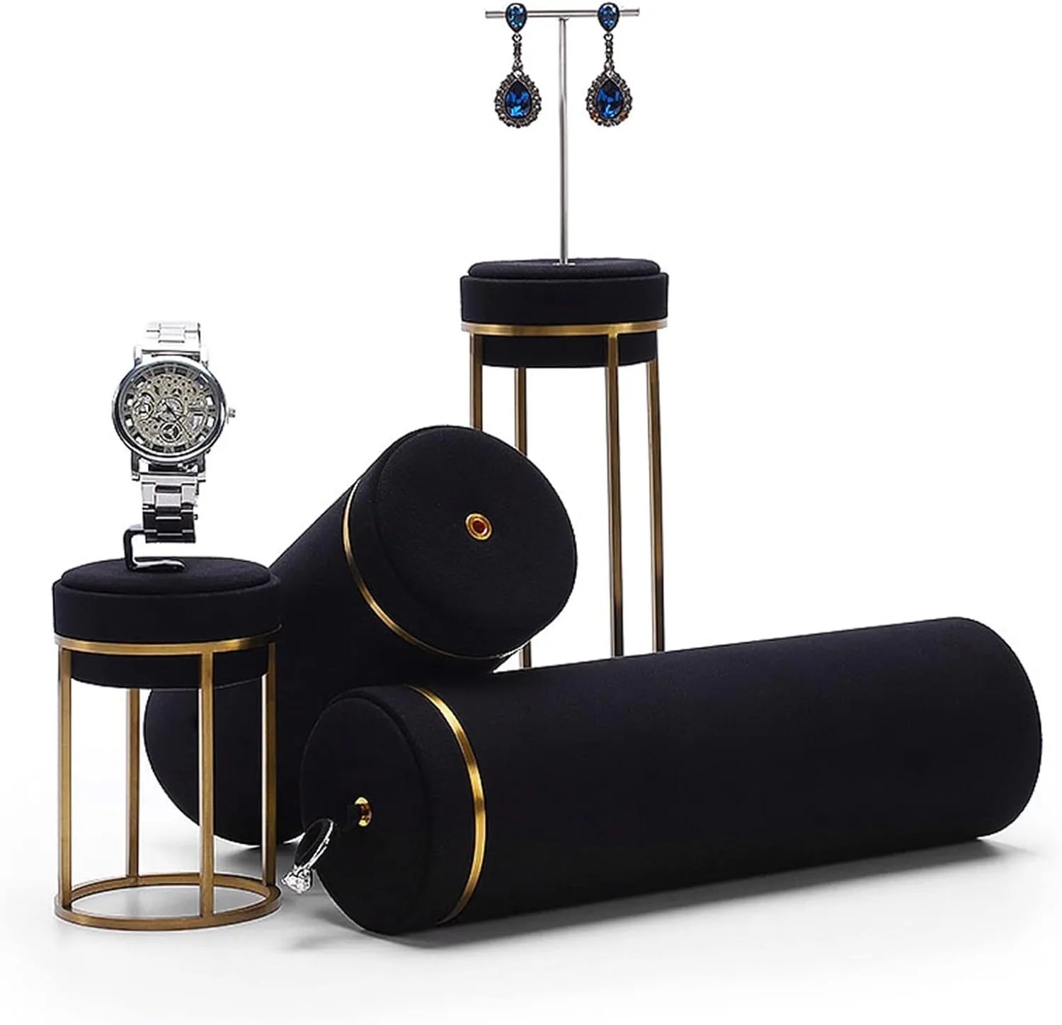 Bracelet Holder Metal Holder for notation instance pigment hieroglyphic Necklace Trade Show Countertop Watch Bearer Necklace Display Stand (Color : C) Jewelry Organizer Stand Black Pendant Display Stand Showcase Jewelry Organizer 