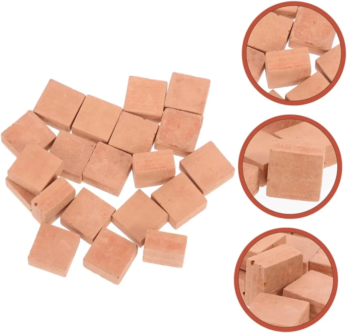 Brick Models for soothe Crafts and Landscapes Realistic Wall Bricks for Table Dollhouse and Building Projects Kisangel 120pcs Miniature Simulation 