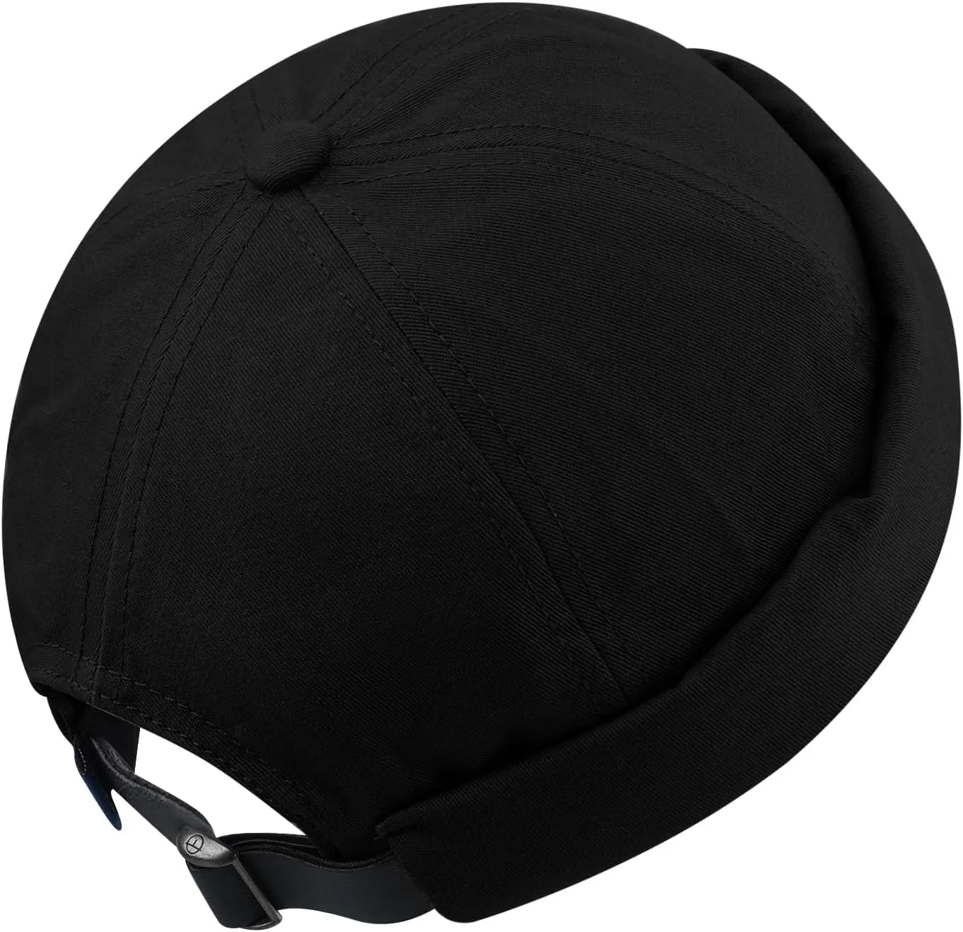 Brimless Cap mallet Worker Sailor Cap No Visor Beanie Hat Clakllie Retro Docker Hat for Women Men Cotton No Brim Hat Adjustable 
