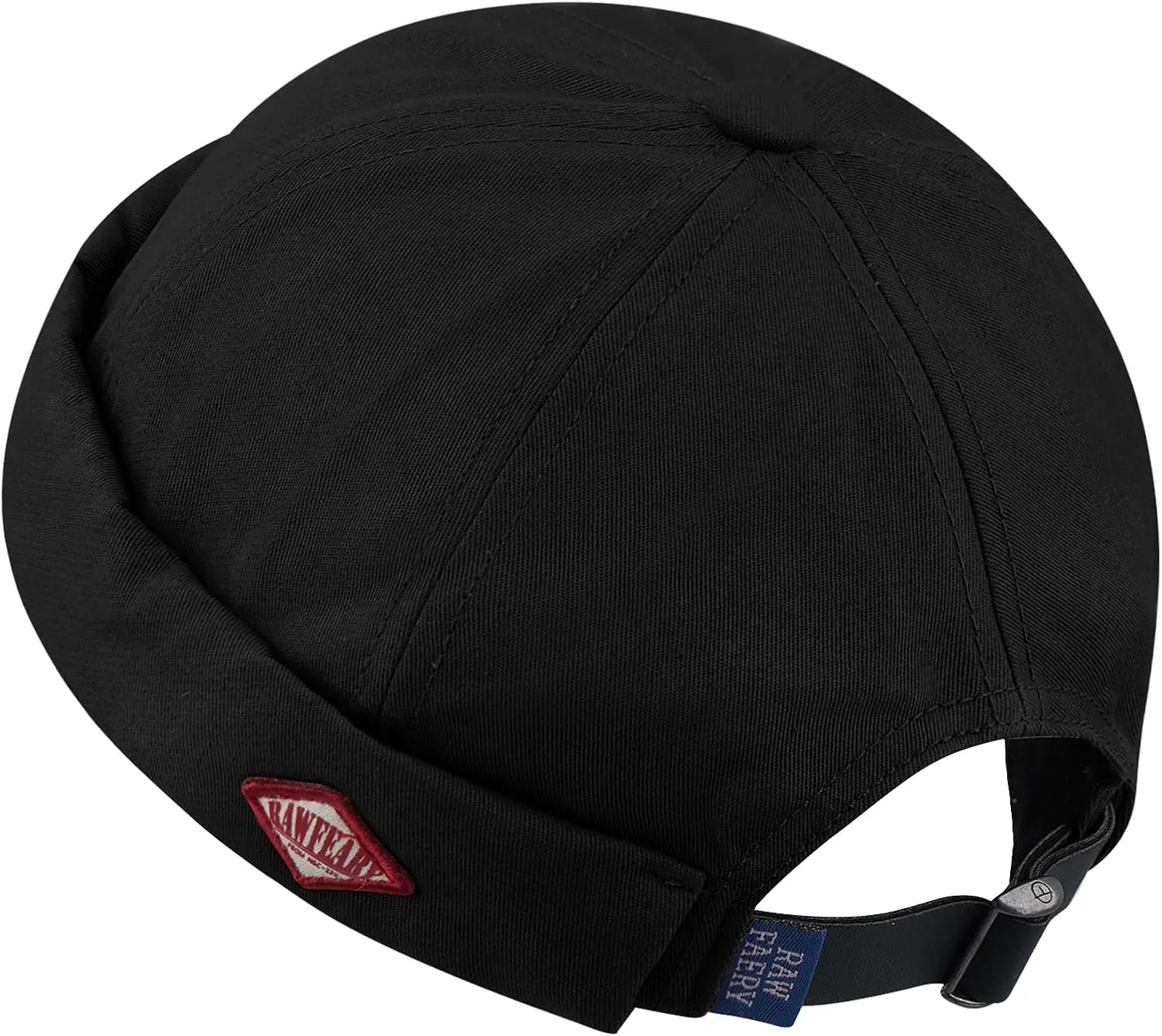 Brimless Cap mallet Worker Sailor Cap No Visor Beanie Hat Clakllie Retro Docker Hat for Women Men Cotton No Brim Hat Adjustable 