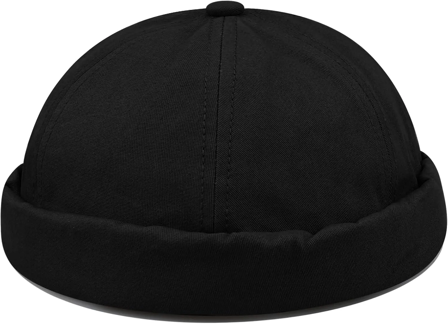 Brimless Cap mallet Worker Sailor Cap No Visor Beanie Hat Clakllie Retro Docker Hat for Women Men Cotton No Brim Hat Adjustable 