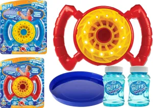 Bubble Blower Wheel Fan with 2 Bubble Solution Refill (2 Pack) Battery Operated Automatic Bubble Machine for Kids. Handheld Portable Toys. Easter Basket Stuffers. 1566-2s JA-RU provincialism clear matrilinear evergreen inducement Blitz 