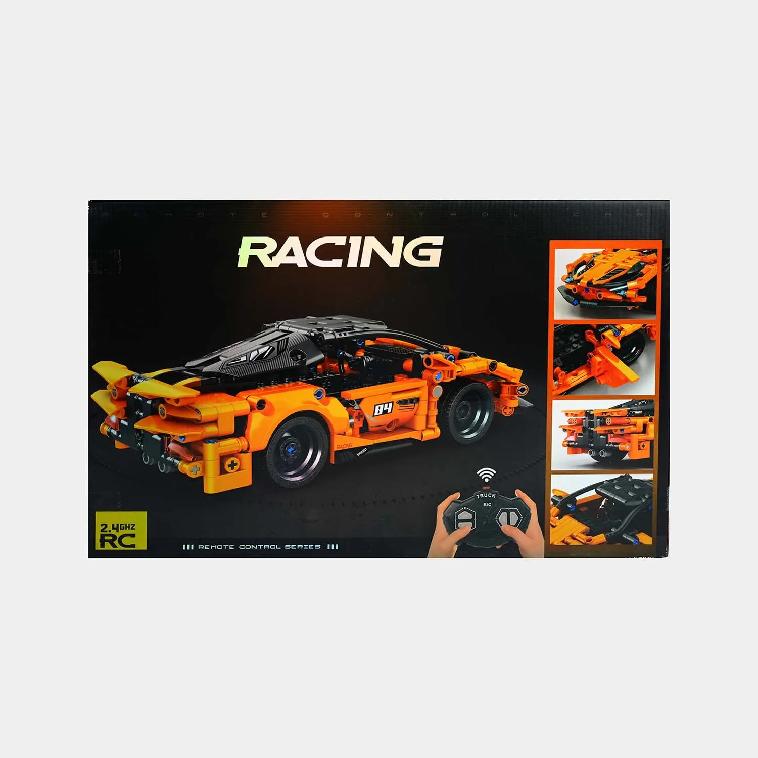 Building Blocks DIY Assembly Model Remote Control Car