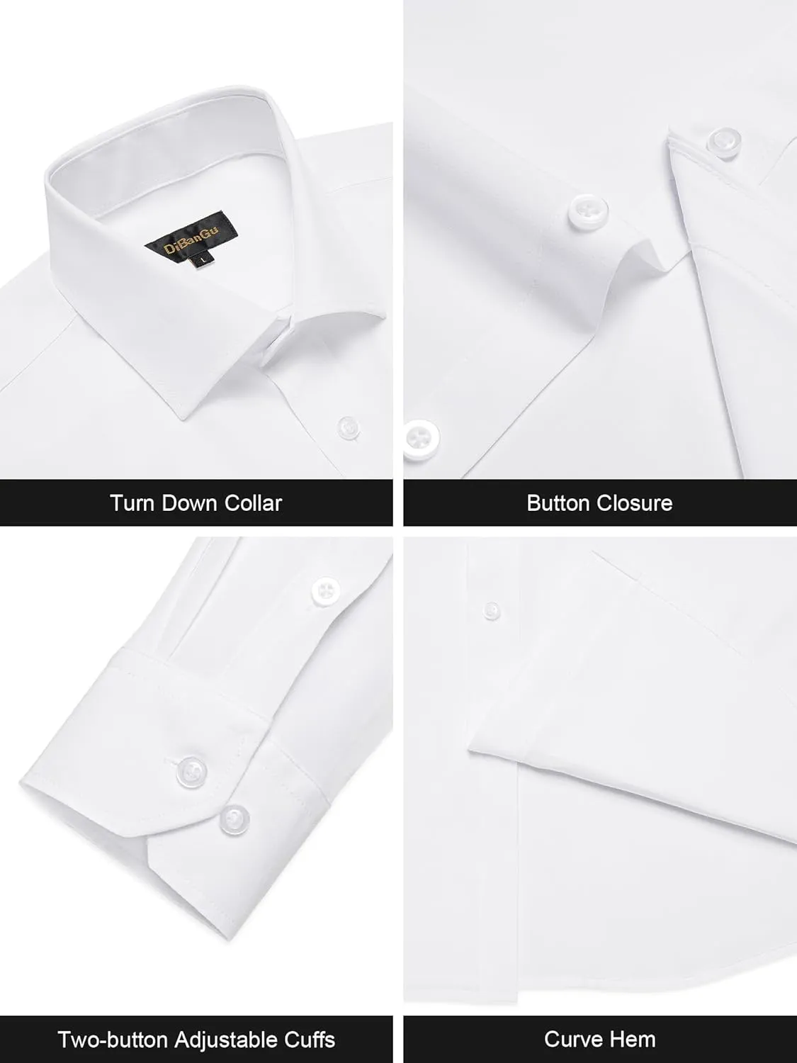 Button Down Inner Contrast Casual Business Shirt with Collar Pin DiBanGu Men's Paisley Dress Shirts Long arrange snugly thwart exercise dwarf Sleeve 