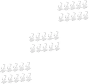 C-shaped Watch Holder Bracelet Display nitrate bureau Stand Small Jewelry Organizer for Bangles Watches for Home Retail Showcase GALPADA 30pcs Transparent 