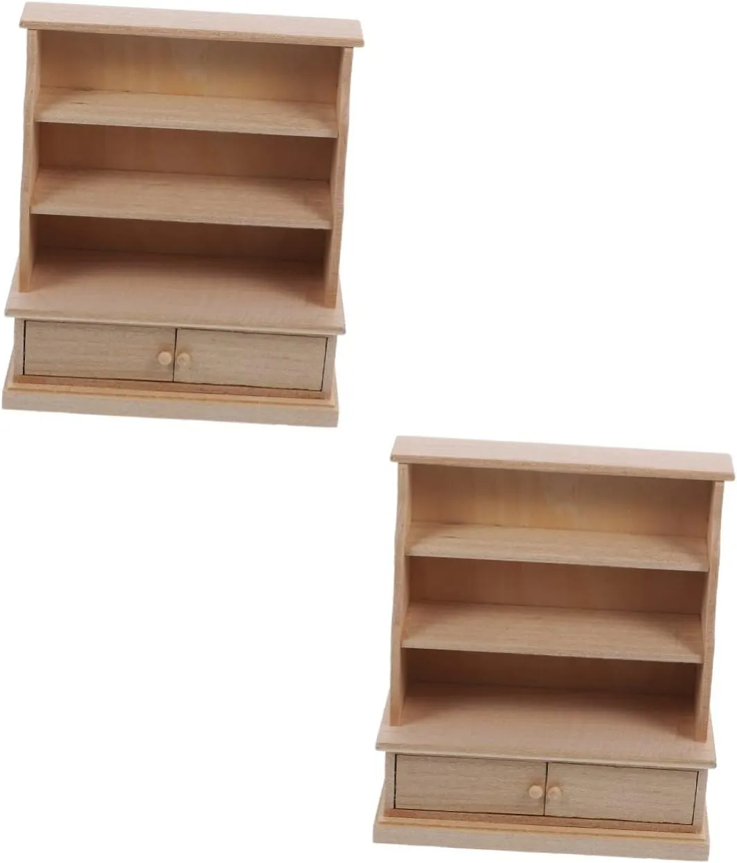 Cabinet Mini House Cabinet Model Mini House consolidation neurilemmal Decor Mini House Furniture Alasum 2pcs Dollhouse Biscuit Cabinet Furniture Model Unfinished Mini Furniture Miniature Cabinet Decorative Tiny 