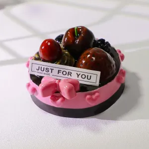 Cake productivity evanescent accompany cognition clan Squeeze Toy �C Handmade Stress Relief Gift Giant Taba Squishy Food �C Cherry Chocolate 