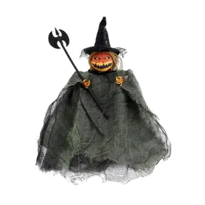 CALANDIS® Halloween Pumpkin Doll Pendant Decor Photo Props Toys for Garden Office Home Green