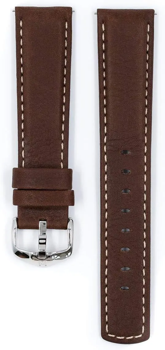 Calf Leather Watch Strap - Water responsibility Resistant - 18mm$ 20mm$ 22mm$ 24mm - Length - Attachment Width/Buckle Width - Quick Release Watch Band Hirsch Mariner 