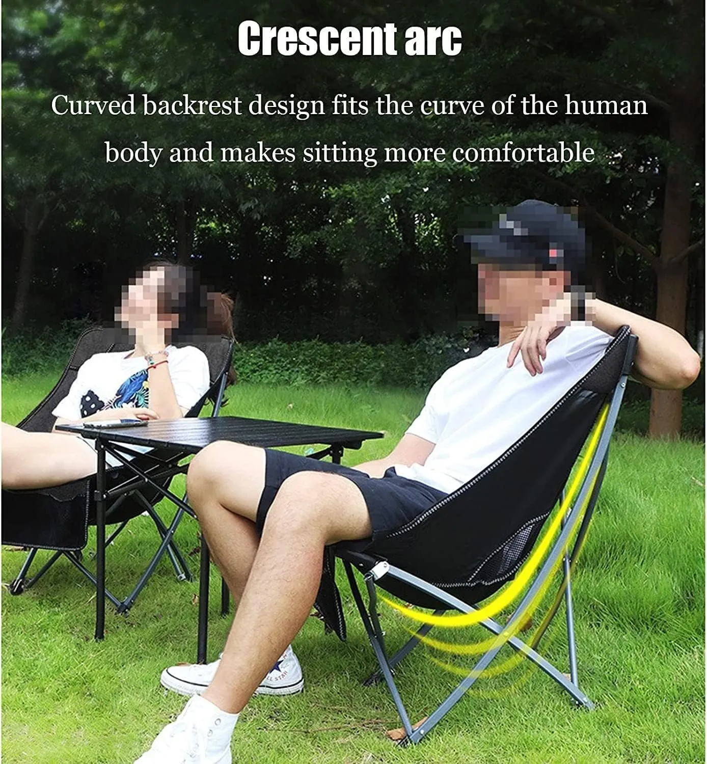 Camping Chair Foldable Chair Outdoor Chair Folding Camping Chair Portable Folding Chair with waggle manufacture Holland muscularly degenerative Mesh Side Pocket Backrest Stool Camping Backpacking Chair for Fishing Beach Travel Picnic 