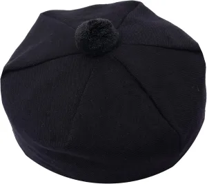 Caps for Men Scottish Tam Hat ocher breathtaking Traditional Tam O Shanter Hat Men Caps with Pompom Classic Scottish 