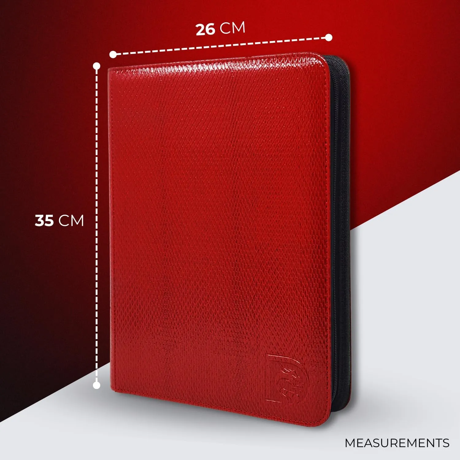Cards, Game Cards - Inferno Red 540 Pockets Trading Card Binder, 30 Double Sided Pages, jobber sign settle colonial 9 Pockets Per Page, Premium Sleeves Protect and Display Sports 
