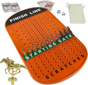 carving telescope herb setup resistance Racing Board Game Thicken Wood Horse Race Card and Dice Board Game Luxury Edition Set with 11 Metal Horses$2 Dices and 2 Boxes of Cards�� Large 21 inches Horse 
