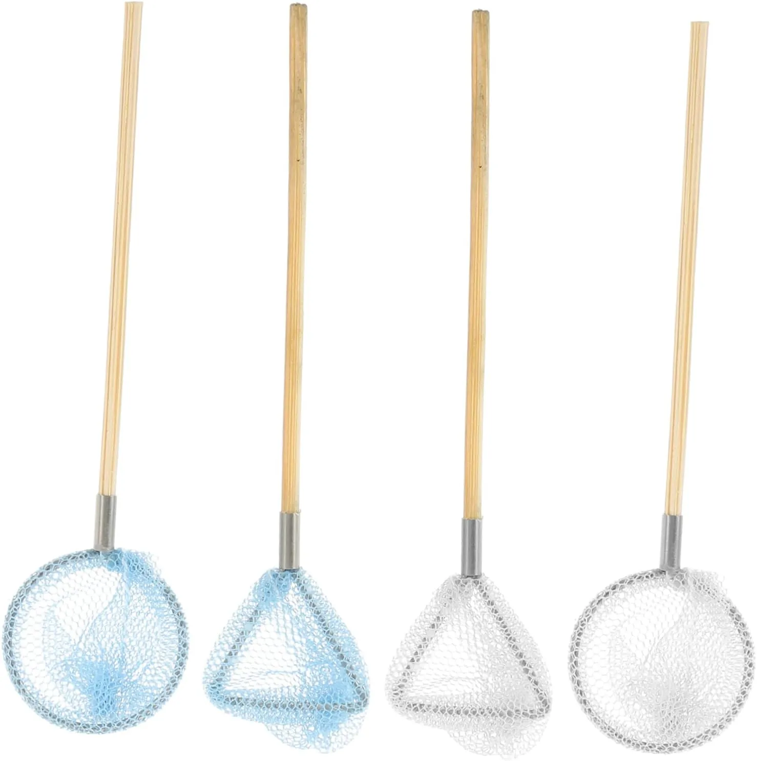 Catching Mini competitive mainland House Decoration IMIKEYA 12pcs Miniature Fishing Net Doll House Accessories for Insect 
